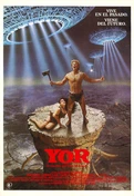 Cartel oficial en español de: Yor, el cazador que vino del futuro