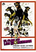 Cartel oficial en español de "El clan de los Doberman"
