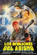 Cartel oficial en español de "Los invasores del abismo"
